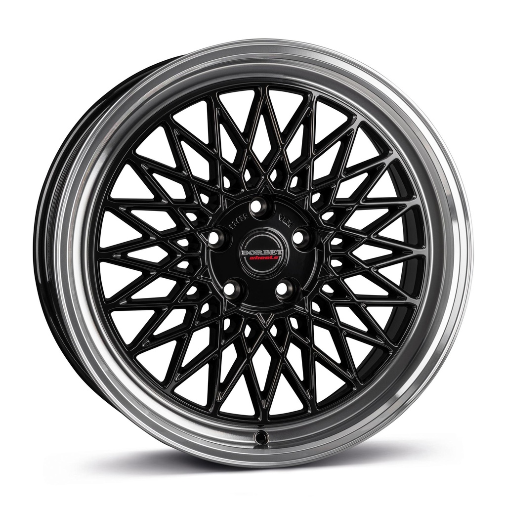 BORBET B BLACK RIM POL 7.5x16 4/100 ET35 CB64.1