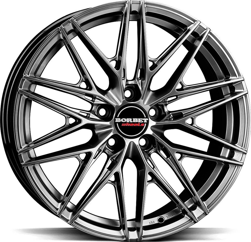 BORBET FB1 HYPER BLACK SILV 8x18 5/120 ET40 CB72.5