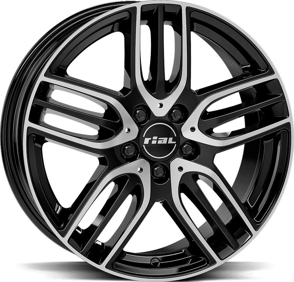 RIAL M14 DIAM BLACK POL 7.5x18 5/112 ET53 CB66.5