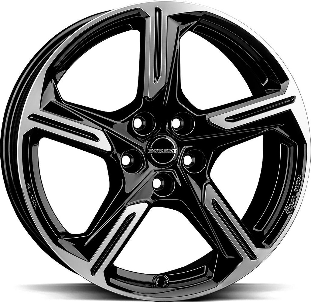 BORBET XE1 BLACK POL 8x18 5/112 ET40 CB57.1