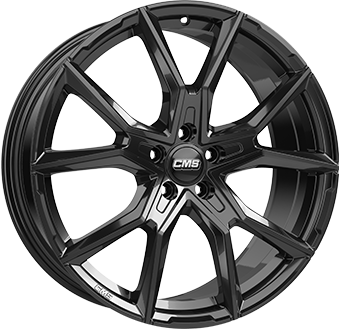 CMS C33 GLOSS BLACK 8x19 5/112 ET45 CB66.4