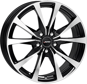 AUTEC BRIXEN BLACK POLISHED 8x19 5/108 ET45 CB63.4