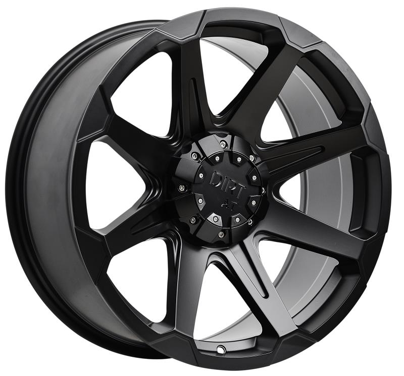 STATUSFÄLGAR D05 FLATBLACK. 8x18 5/118-130 ET48 CB84.1