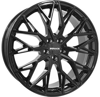 MONACO WHEELS GP15 GLOSS BLACK 8x19 5/114.3 ET45 CB73.1