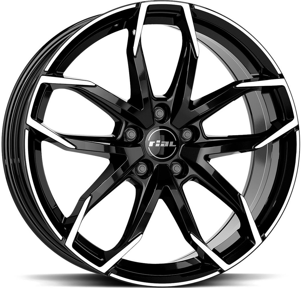 RIAL LUCCA DIAM BLACK POL 8x18 5/114.3 ET39 CB70.1