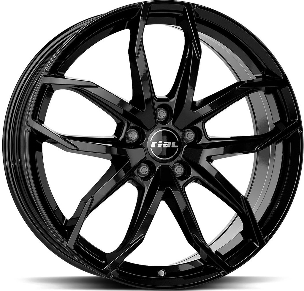RIAL LUCCA DIAM BLACK 8x19 5/108 ET45 CB70.1