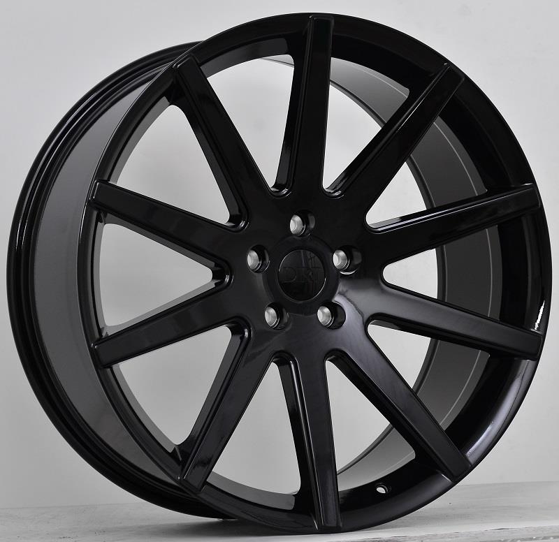 STATUSFÄLGAR D54 GLOSSBLACK 9x20 6/139.7 ET25 CB106.1