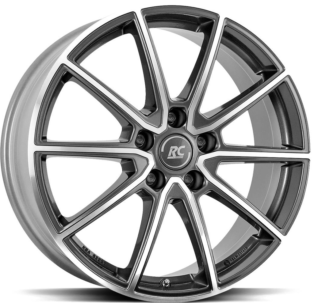 BROCK RC32 TITANIUM FULL POL 7x17 5/112 ET43 CB57.1