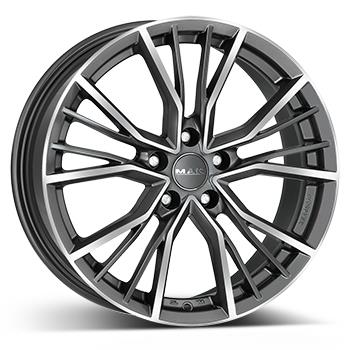 MAK UNION GUN METAL POLISHED 8.5x19 5/112 ET32 CB66.4