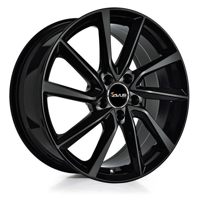 AVUS AC-518 BLACK 6x15 4/108 ET38 CB63.4