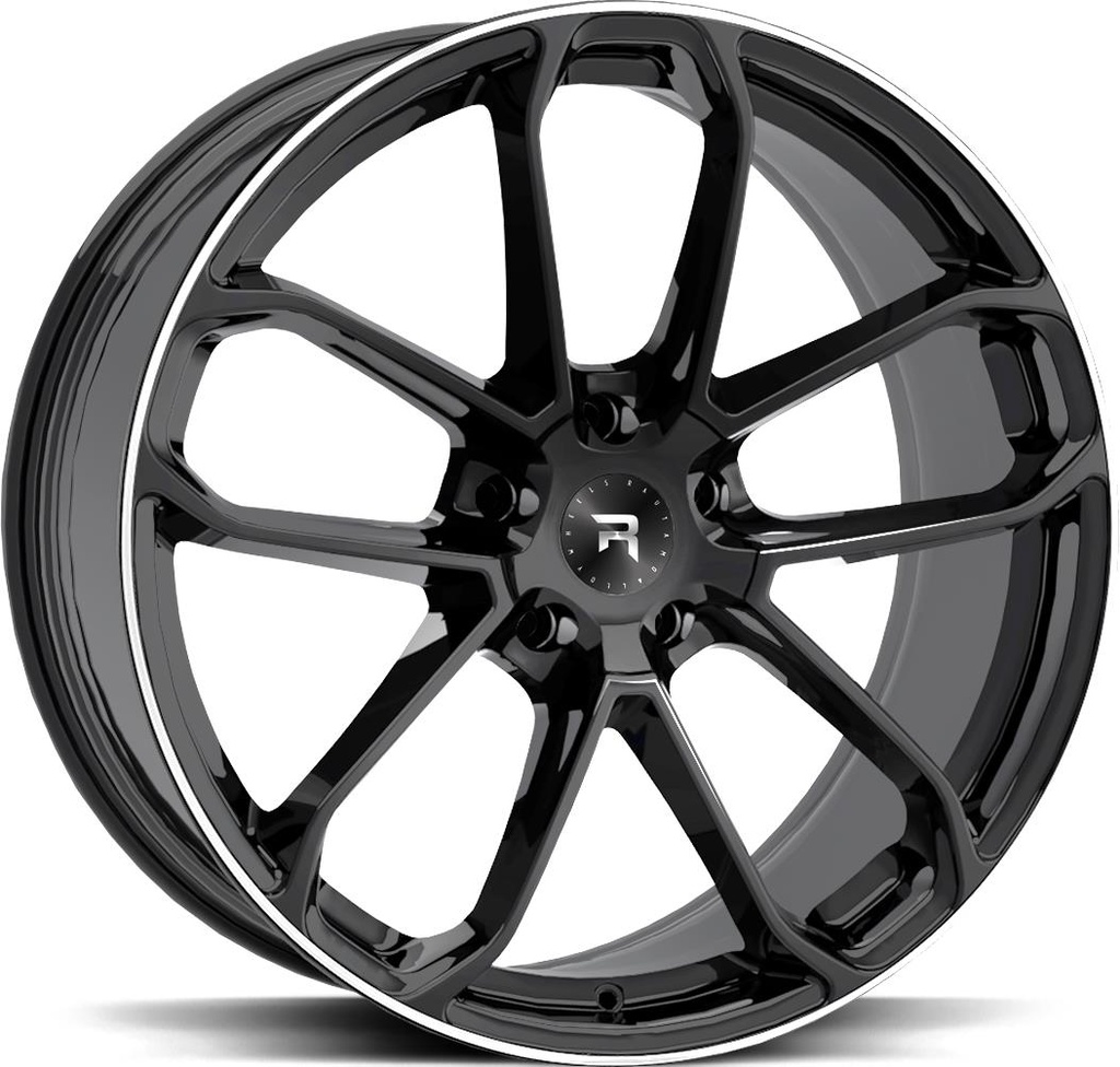 R-SERIES R14 BLACK POL 11x22 5/112 ET42 CB66.6
