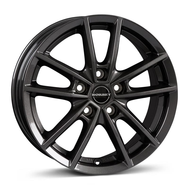 BORBET W MISTRAL ANTHRACITE GLOSSY 8x20 5/112 ET41 CB57.1