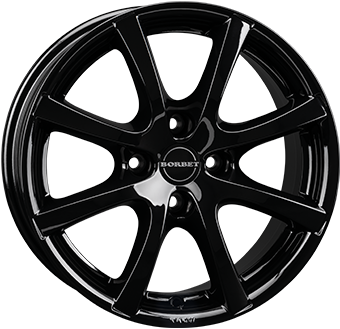 BORBET LV4 GLOSS BLACK 5.5x14 4/108 ET24 CB65.1