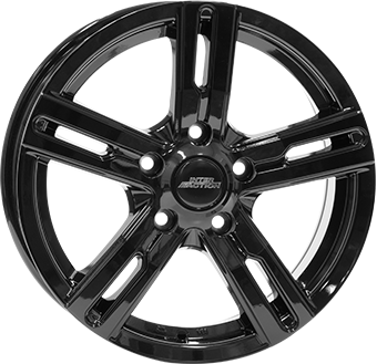 INTER ACTION KARGIN BLACK GLOSS 6.5x16 5/108 ET43 CB65.1