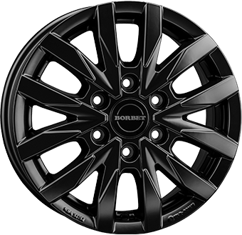 BORBET CW6 MATT BLACK 6.5x17 6/120 ET50 CB74.6