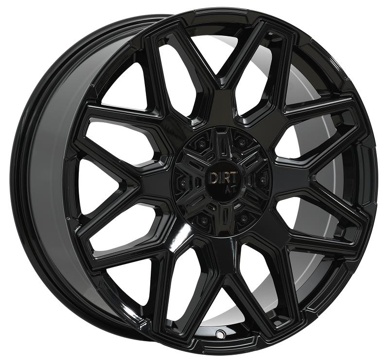STATUSFÄLGAR D212 GLOSSBLACK 8x18 5/112-120 ET45 CB74.1