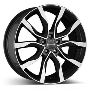 MAK KOLN BLACK POLISHED 9.5x21 5/112 ET31 CB66.4