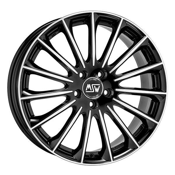 MSW 30 G.BLK F.POL | 8X18 5-112 E43 C66,5 R14 8x18 5/112 ET43 CB66.5