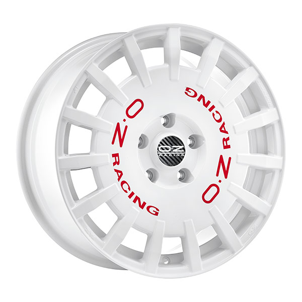 OZ RALLY RACING WHITE | 7X17 4-98 E35 C58,1 7x17 4/98 ET35 CB58.1