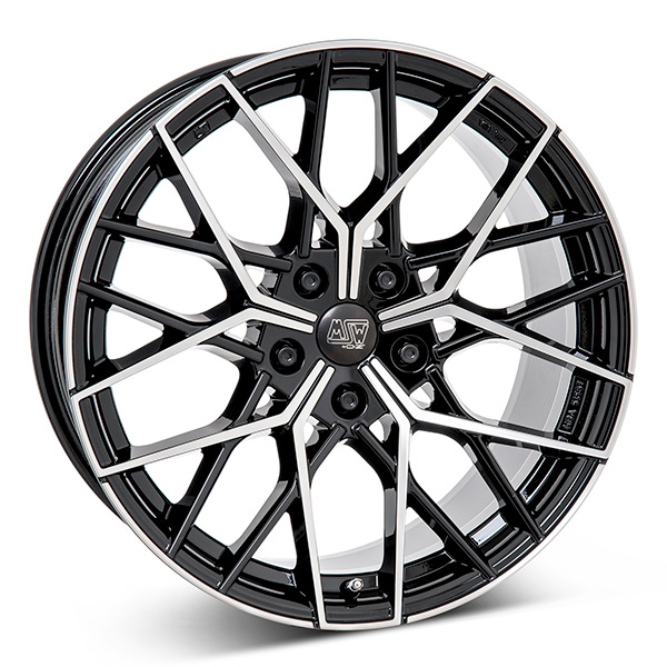 MSW 74 G.BLK/POL | 10X19 5-114,3 E45,1 C64,1 60 10x19 5/114.3 ET45.1 CB64.1
