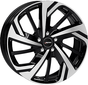 AUTEC RIXON BLACK POLIESHED 7.5x18 5/112 ET50 CB66.5