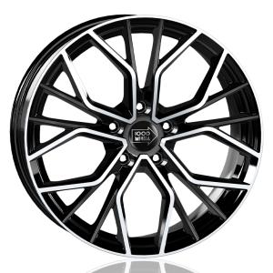 MILLE MIGLIA MM1020 BLACK POLISHED 8.5x19 5/108 ET45 CB63.4