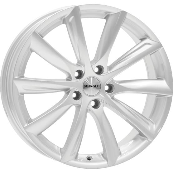 MONACO WHEELS GP6 SILVER 8.5x19 5/112 ET45 CB66.6