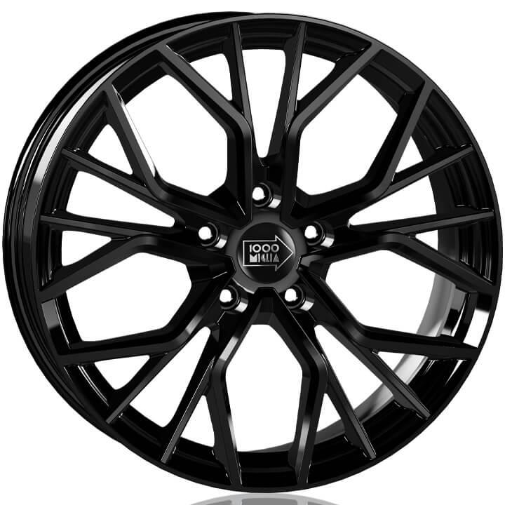 MILLE MIGLIA MM1020 GLOSS BLACK 8x18 5/108 ET45 CB63.4