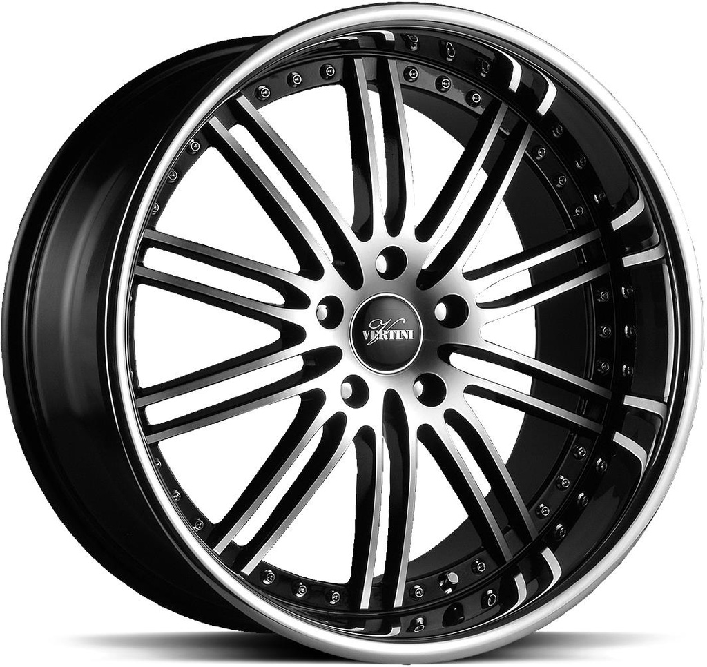 VERTINI HENNESSEY BLACK MACH FACE 8x18 5/120 ET27 CB72.6