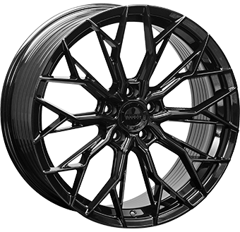 MONACO WHEELS FF3 GLOSS BLACK 8.5x19 5/112 ET45 CB66.5