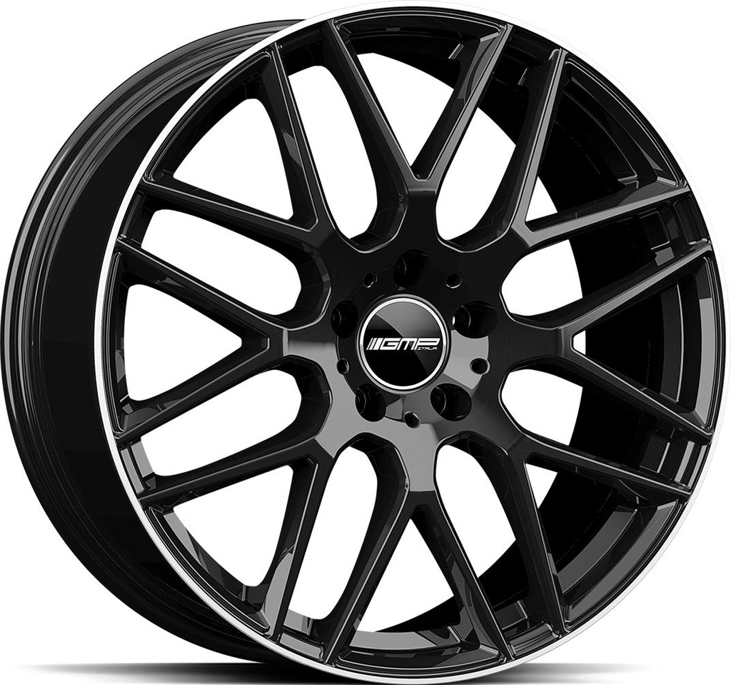 GMP BERGHEM BLACK DIAM LIP 9.5x21 5/112 ET33 CB66.6