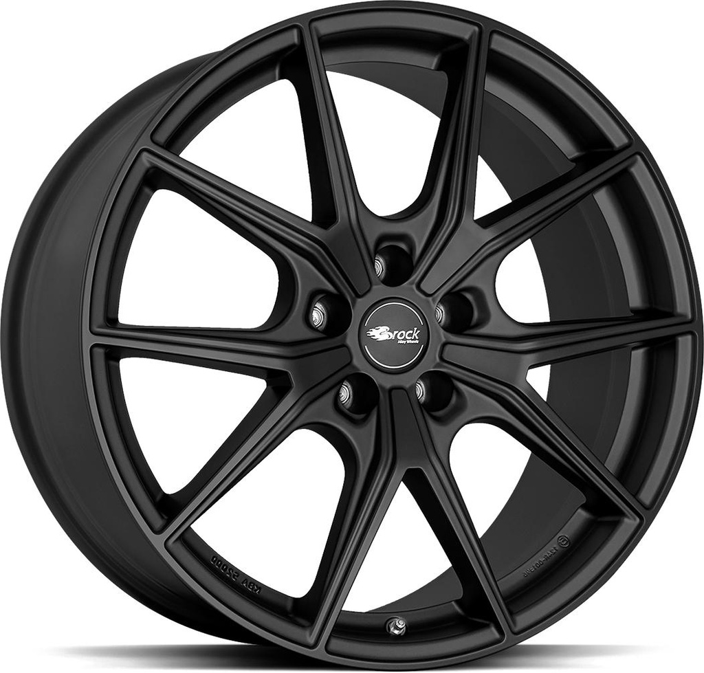 BROCK B40 SATIN BLACK MATT 9x19 5/108 ET53 CB63.4