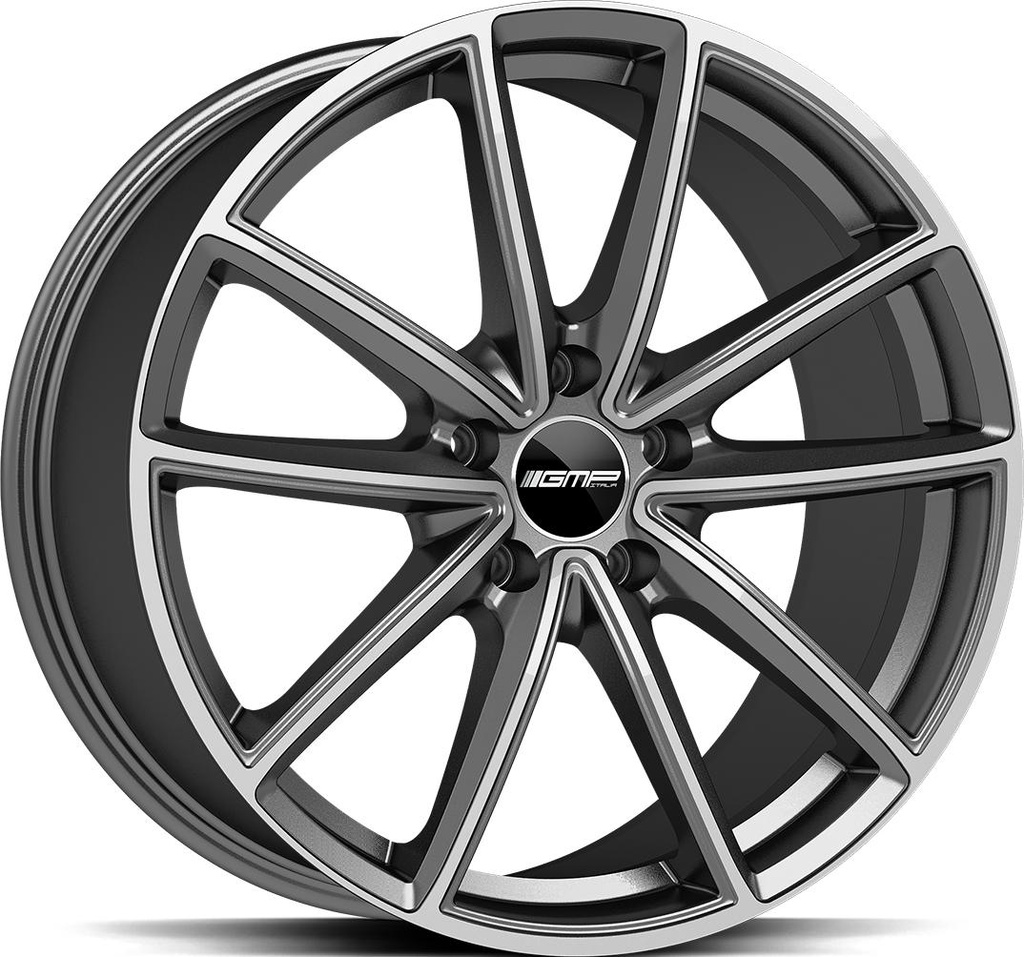 GMP TITAN ANTHRACITE DIAM 10.5x20 5/130 ET47 CB71.6