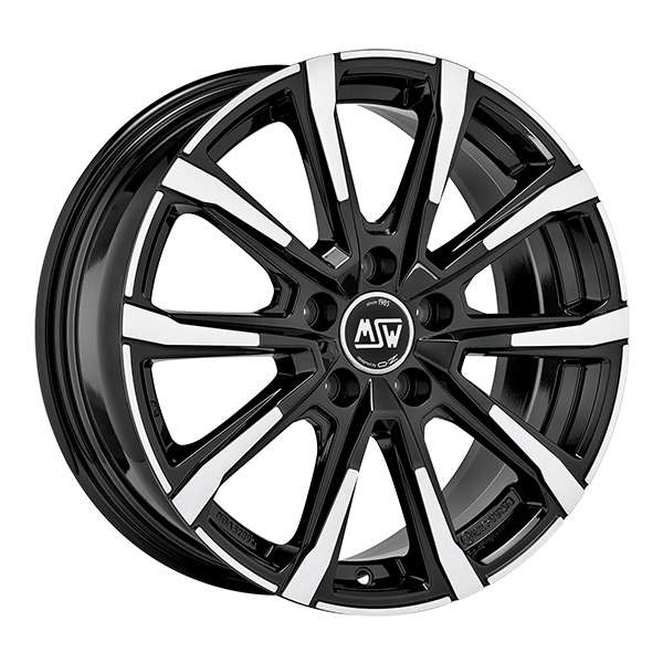 MSW 79 BLK/POL | 7,5X18 5-114,3 E49 C67,1 60 7.5x18 5/114.3 ET49 CB67.1