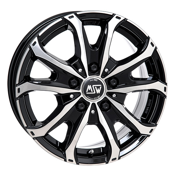 MSW 48 VAN BLK/POL 6.5x16 6/125 ET68 CB74.1