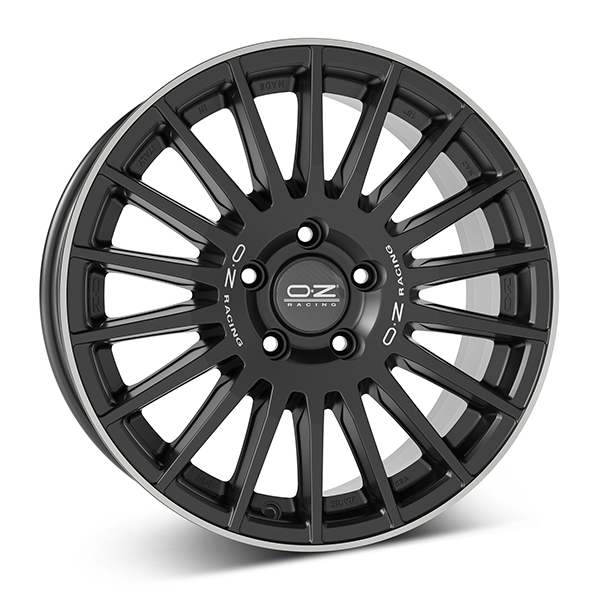 OZ RALLY DESERT M.BLK/POL LIP 8x18 6/139.7 ET45 CB95.1