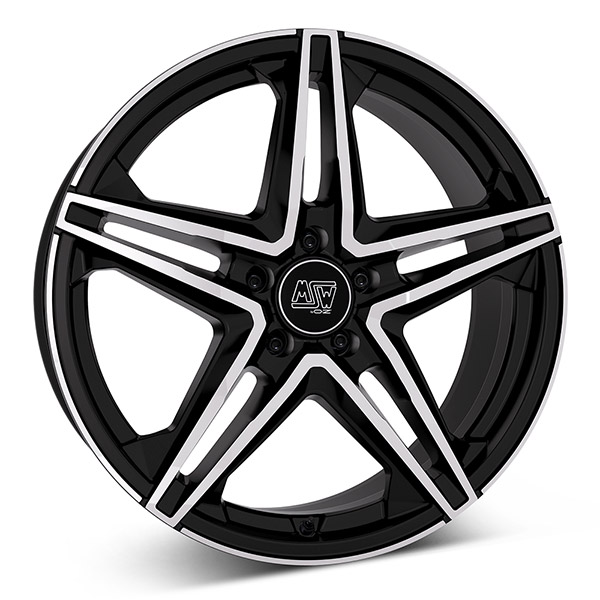 MSW 31 G.BLK/POL | 8X18 5-112 E45 C73,10 60 8x18 5/112 ET45 CB73.1