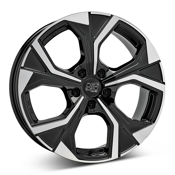 MSW 43 G.BLK/POL | 8X18 5-112 E28 C73,10 60 8x18 5/112 ET28 CB73.1