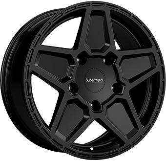 SUPERMETAL ROCKET GLOSS BLACK 9x20 5/120 ET45 CB65.1