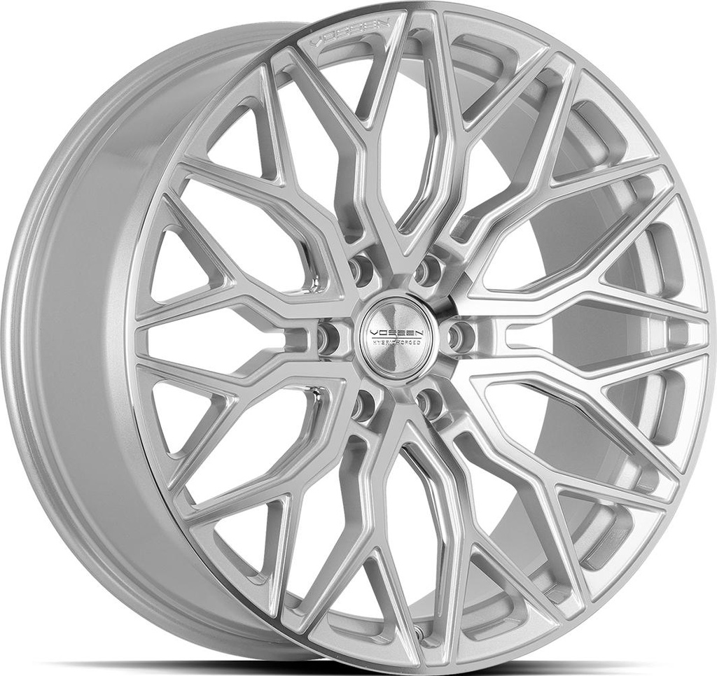 VOSSEN HF6.3 SILVER POLISHED 9.5x22 6/139.7 ET20 CB106.1