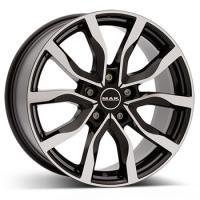 MAK HIGHLANDS BLK/POL 9x18 5/120 ET48 CB72.6