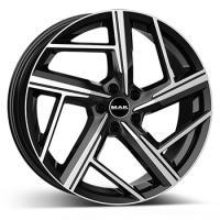 MAK QVATTRO BLK/POL 9.5x21 5/112 ET42 CB66.5