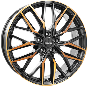 MONACO WHEELS GPX BLK COPPER 8x20 5/112 ET40 CB57.1