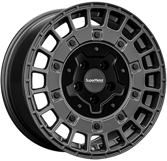 SUPERMETAL RIG MATT ANTHRACITE 8x18 5/120 ET40 CB65.1