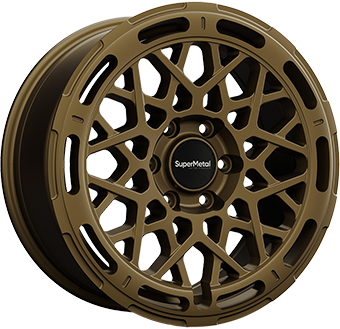 SUPERMETAL CAGE MATT BRONZE 8x18 6/120 ET44 CB74.6