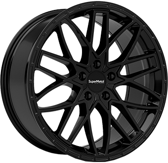 SUPERMETAL VANE GLOSS BLACK 8x20 5/120 ET55 CB65.1