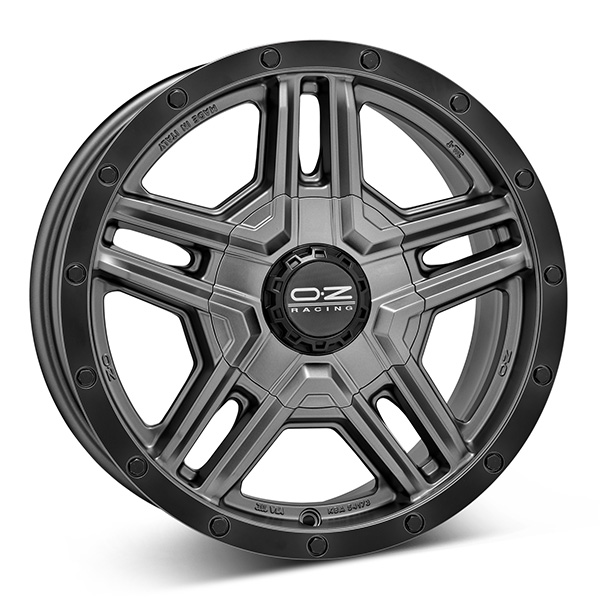 OZ RALLY ADVENTURE M.GRA/BLK LIP 8x17 5/130 ET35 CB84.1