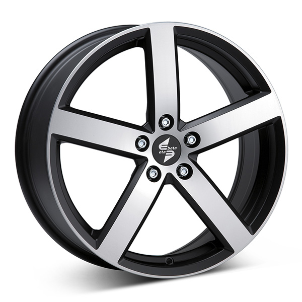 ETA BETA EROS M.BLK/POL 7.5x18 5/108 ET50 CB63.4