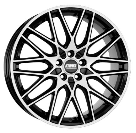 CMS C25 BLACK POLISHED 7.5x18 5/112 ET47 CB66.5