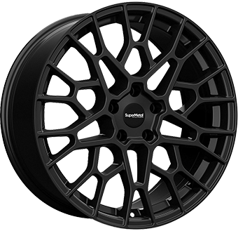 SUPERMETAL CELL MATT BLACK 8.5x18 5/112 ET45 CB66.6